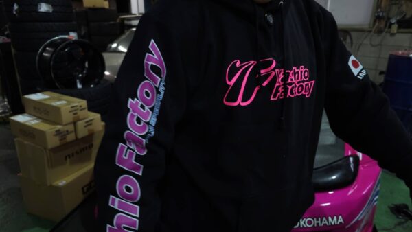 2025 YASHIO FACTORY NEON PINK HOODIE - Image 2