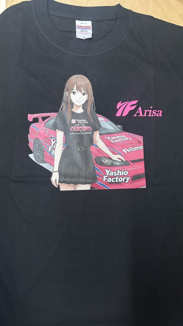 YASHIO FACTORY ARISA Tシャツ ブラック