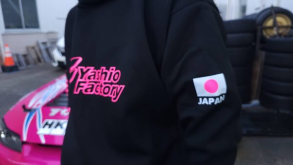 2026 YASHIO FACTORY WTAC Neon Pink Hoodie - ヤシオファクトリー
