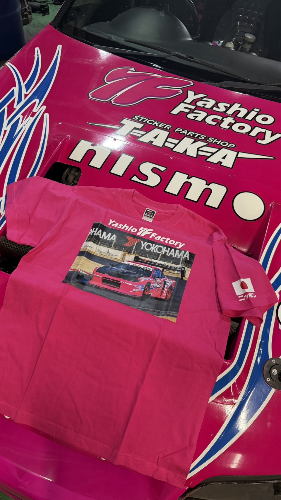 YASHIO FACTORY 2026 WTAC Photo T-Shirt Pink